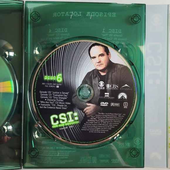 CSI:Crime Scene Investigation - The Complete First Season on DVD 2000-2001 - Picture 11 of 11